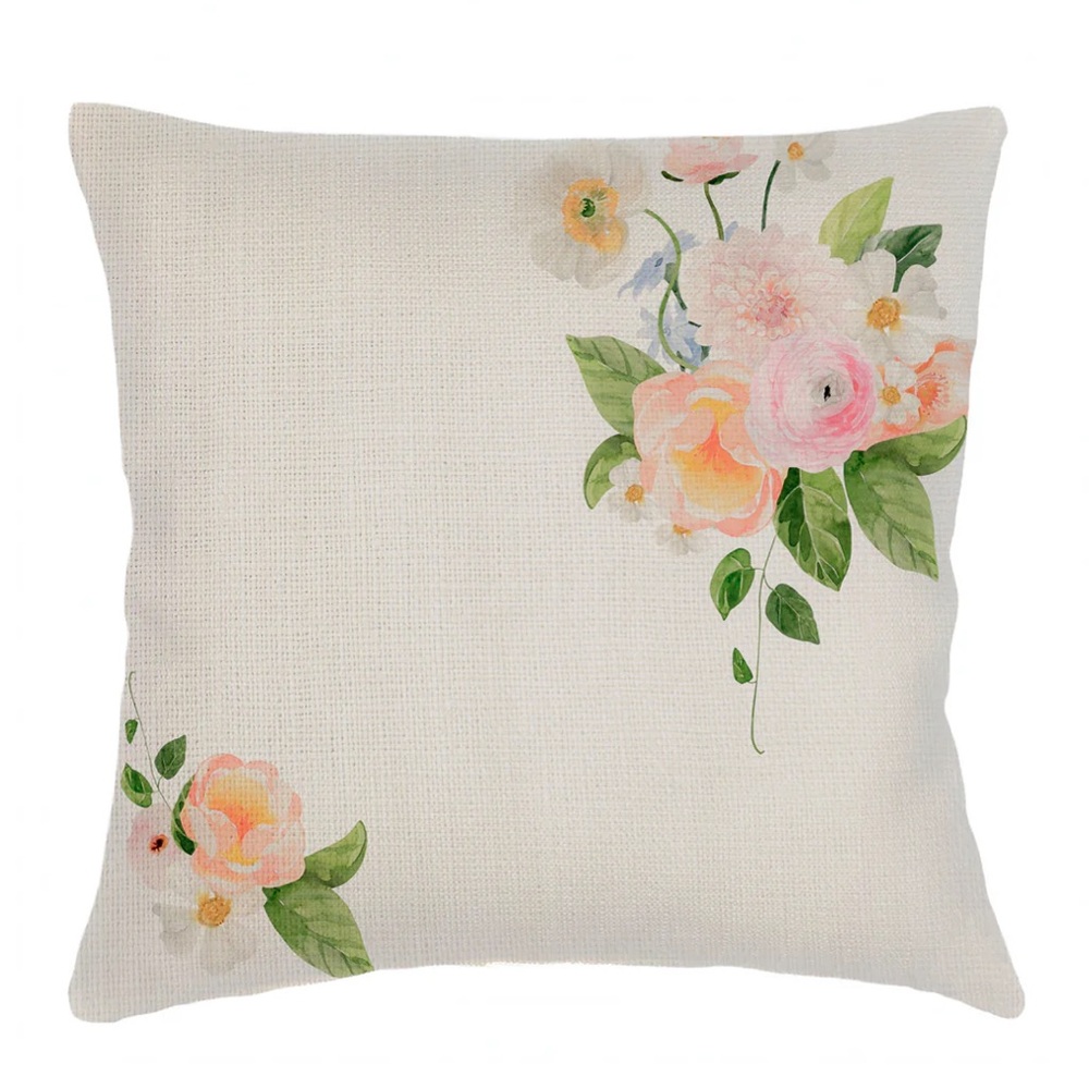 Anaya Bouquet Charmant Euro linen pillow cover/26” x 26” - NWT